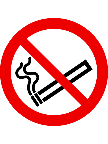 Vinilo adhesivo - Prohibido fumar para suelos - IberNorma
