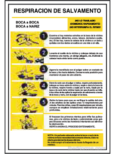 Señal Respiración de salvamento - PVC - NMZ (Normaluz)