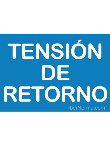 Señal Tensión de Retorno (Eléctrico) - PVC - NMZ (Normaluz)