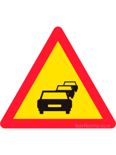 Señal TP-31 Congestión - Acero termolacado - NMZ (Normaluz)