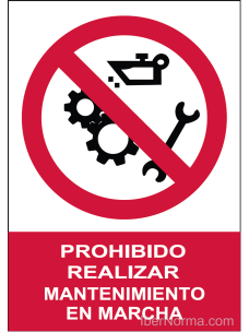 Cartel señalización PROHIBIDO EL PASO - MRM Maquinaría