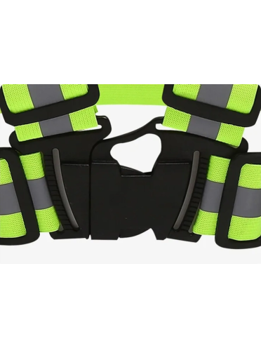 Tirantes reflectantes amarillos de Alta visibilidad y transpirables - Talla única - IberNorma