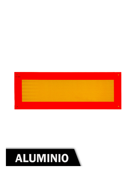 Placa Aluminio V6 Vehículo largo  - 565x195mm homologada - IberNorma