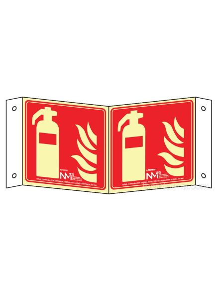 Señal panorámica Extintor (Sólo Pictograma) - PVC - NMZ (Normaluz) Señal panorámica Extintor (Sólo Pictograma) - PVC - NMZ (Normaluz)