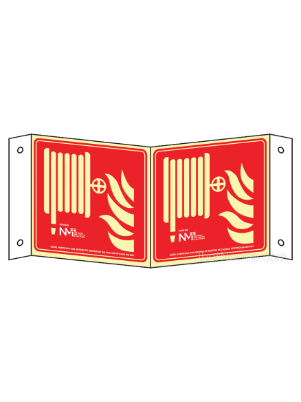 Señal panorámica Boca de Incendio (Sólo Pictograma) BIE - PVC - NMZ (Normaluz)