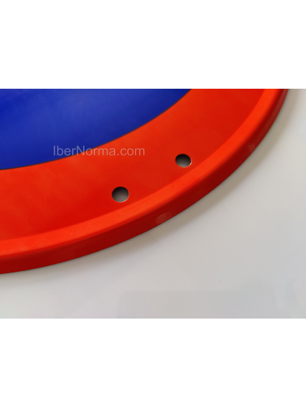 Señal TR-500 Fin de prohibiciones - Acero termolacado - NMZ (Normaluz)