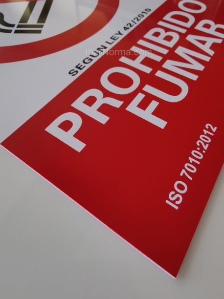 Señal Prohibido fumar - PVC - NMZ (Normaluz)