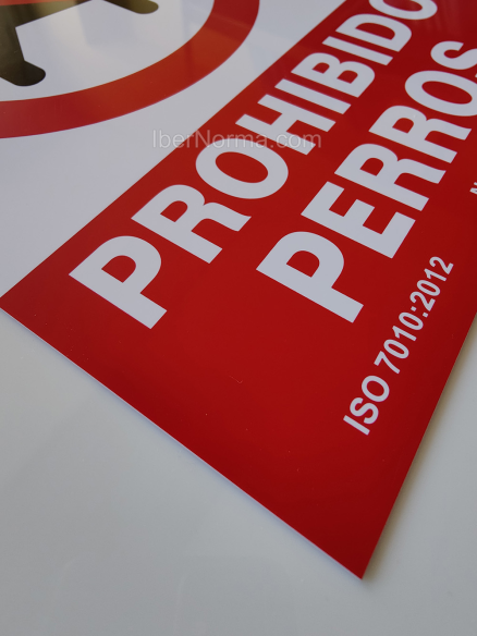 Señal Prohibido perros - PVC - NMZ (Normaluz)