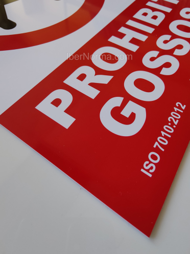 Senyal Prohibit gossos (Català - Catalán) - PVC - NMZ (Normaluz)