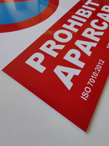 Senyal Prohibit aparcar (Català - Catalán) - PVC - NMZ (Normaluz)