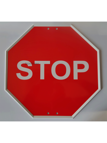 Señal R-2 STOP Detención obligatoria - Acero termolacado - NMZ (Normaluz)