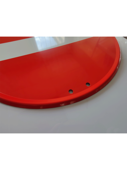 Señal R-101 Entrada prohibida - Acero termolacado - NMZ (Normaluz)