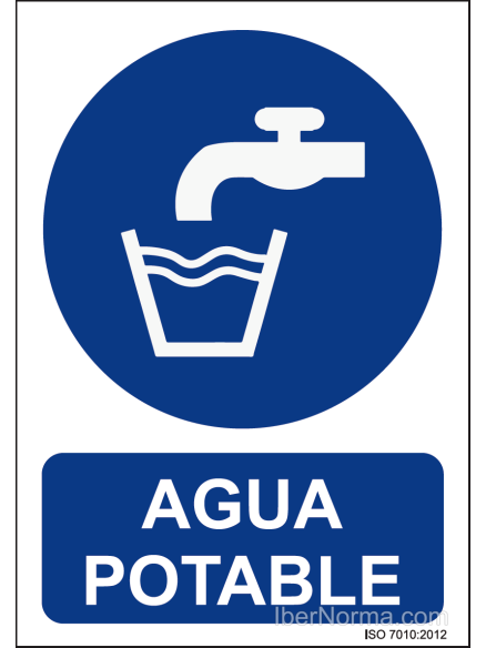 Señal Agua potable - PVC - NMZ (Normaluz) Señal Agua potable - PVC - NMZ (Normaluz)