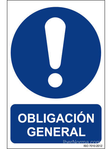 Señal Obligación general - PVC - NMZ (Normaluz)