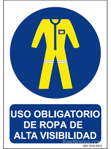 Se al Uso Obligatorio De Ropa De Alta Visibilidad PVC NMZ Normaluz Se al Uso Obligatorio De Ropa De Alta Visibilidad PVC NMZ Normaluz