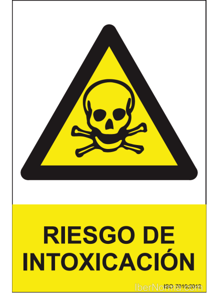 Señal Riesgo de intoxicación - PVC - NMZ (Normaluz)