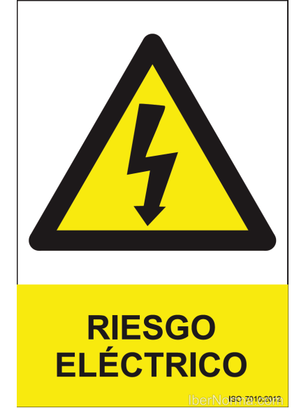 Señal Riesgo eléctrico - PVC - NMZ (Normaluz)