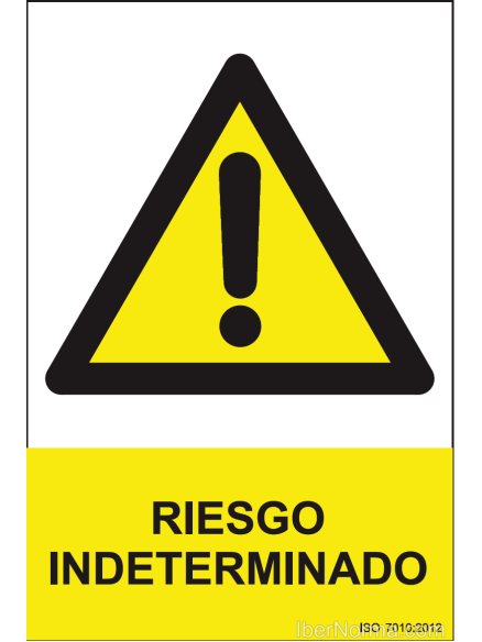 Señal Riesgo indeterminado - PVC - NMZ (Normaluz)