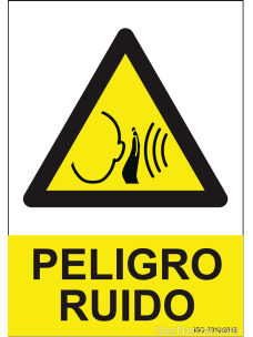 Señal Peligro ruido - PVC - NMZ (Normaluz)