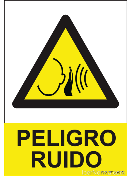 Señal Peligro ruido - PVC - NMZ (Normaluz)