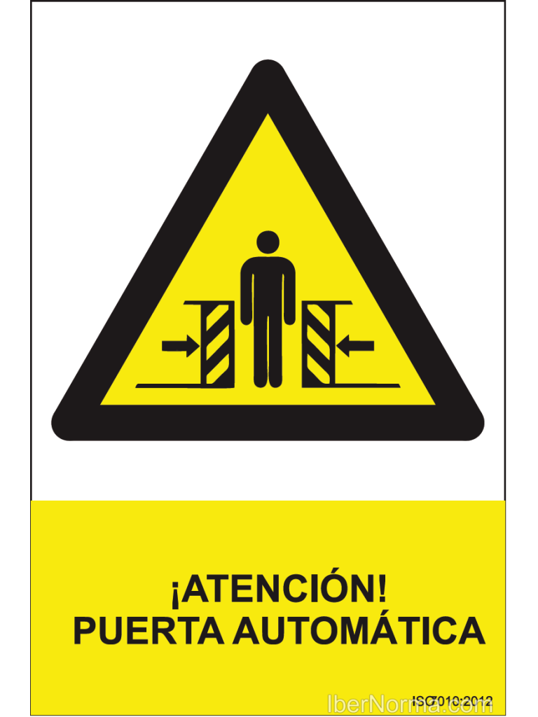 Señal De Advertencia ¡Atención! Maquinaria Pesada SEKURECO | Leroy Merlin