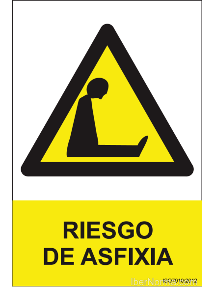 Señal Riesgo de asfixia - PVC - NMZ (Normaluz)