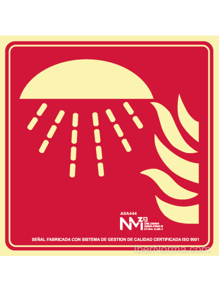 Señal Indica agente extintor (Sólo Pictograma) - PVC - NMZ (Normaluz) Señal Indica agente extintor (Sólo Pictograma) - PVC - NMZ (Normaluz)