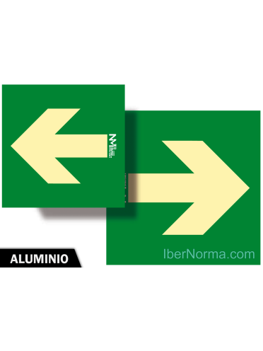 Señal Aluminio - Flecha Izquierda / Derecha - NMZ (Normaluz)