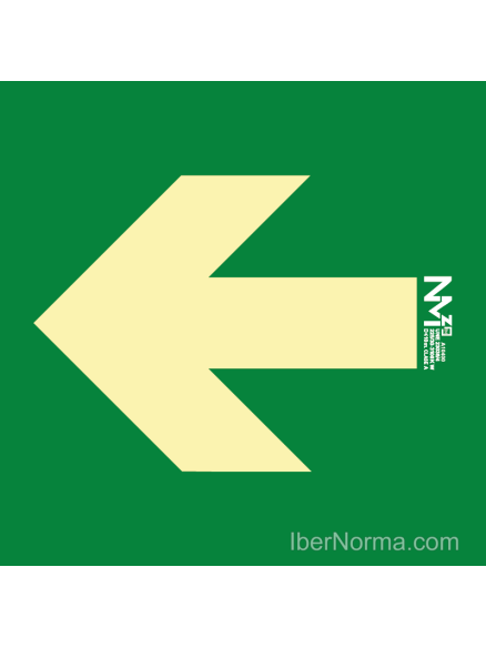 Señal Aluminio - Flecha Izquierda / Derecha - NMZ (Normaluz) Señal Aluminio - Flecha Izquierda / Derecha - NMZ (Normaluz)
