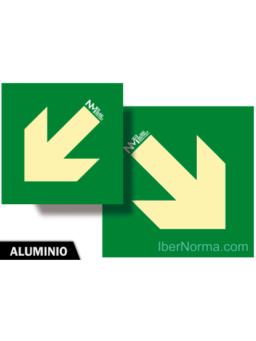 Señal Aluminio - Flecha Subir / Bajar - NMZ (Normaluz)
