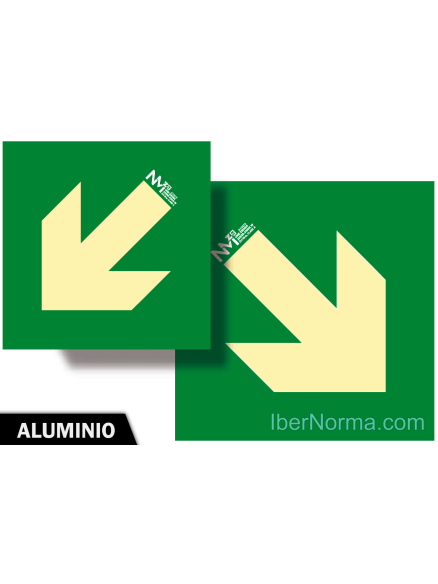 Señal Aluminio - Flecha Subir / Bajar - NMZ (Normaluz) Señal Aluminio - Flecha Subir / Bajar - NMZ (Normaluz)