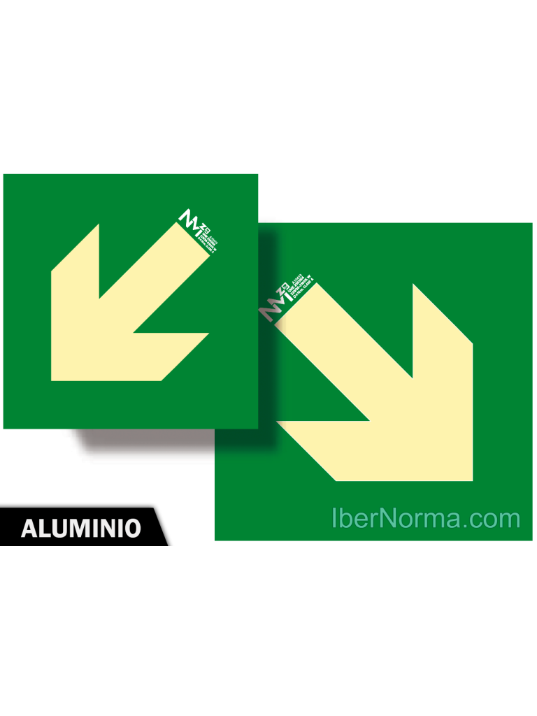 Señal Aluminio - Salida - NMZ (Normaluz)