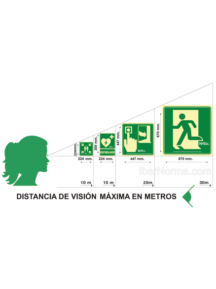Señal Aluminio - Flecha Subir / Bajar - NMZ (Normaluz) Señal Aluminio - Flecha Subir / Bajar - NMZ (Normaluz)