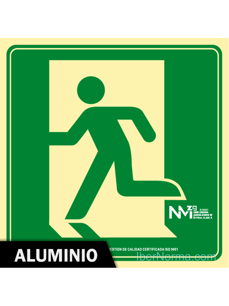 Señal Aluminio - Prohibido fumar - NMZ (Normaluz)