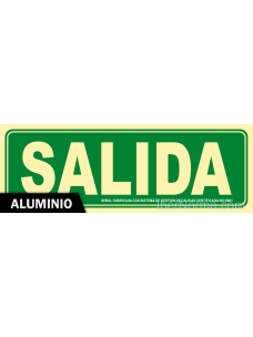 Señal Aluminio - Salida - NMZ (Normaluz)