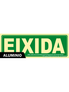 Señal Aluminio - Eixida (Valenciano - Valencià) - NMZ (Normaluz)