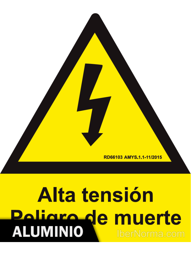 Normaluz RD30007 Cartello Rischio Elettrico PVC 21x30 Cm – Adesivo Per Sicurezza - 2
