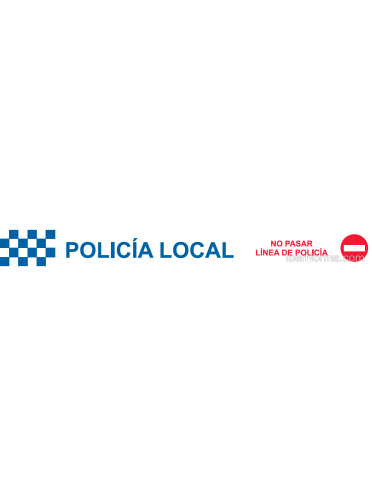 Cinta de Balizamiento Policía local - NMZ (Normaluz)