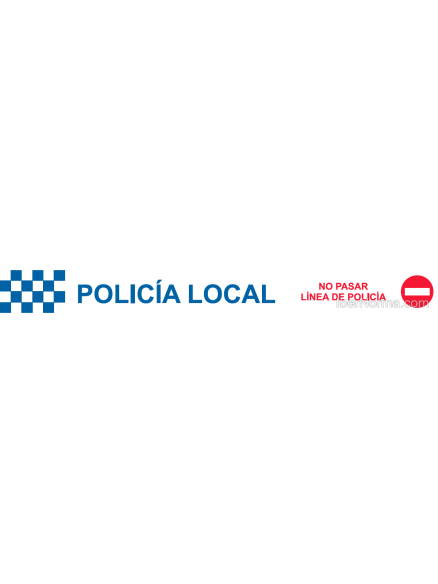Cinta de Balizamiento Policía local - NMZ (Normaluz)
