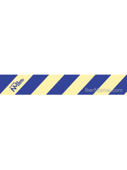 Cinta luminiscente "Acción específica" adhesiva - PVC Clase A - NMZ (Normaluz)