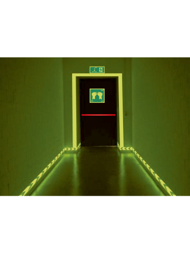 Cinta luminiscente Evacuación adhesiva - PVC - NMZ (Normaluz)
