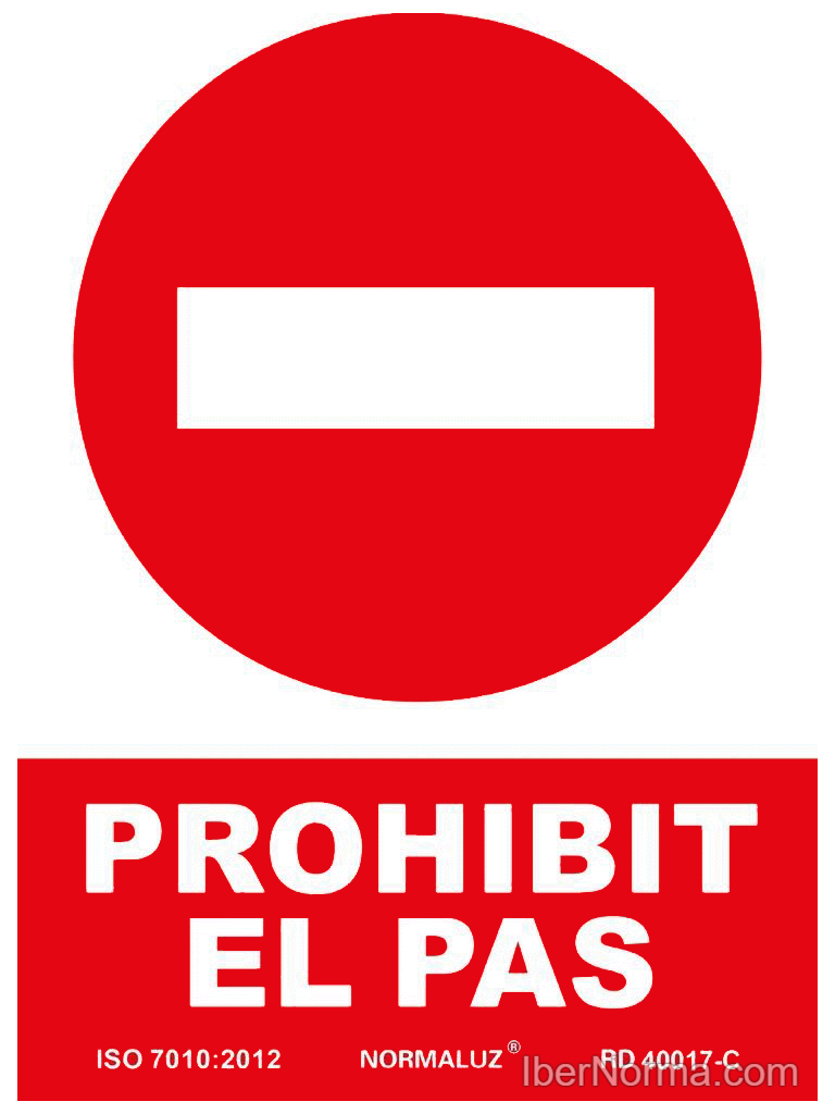 Proibit Carteles de Prohibición